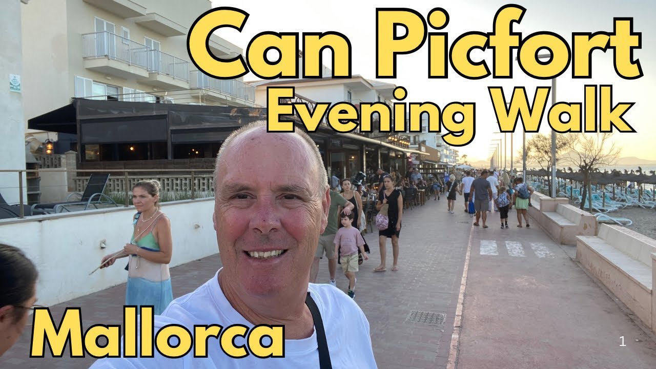 Can Picafort Evening Walk, July 16 2025. #mallorca