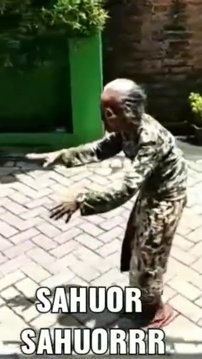 Viral Nenek Joget Bangunin Sahur