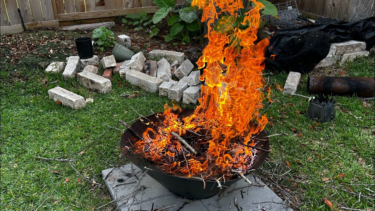 How To Make Biochar - For your Garden - YouTube