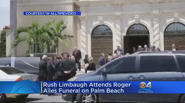 Rush Limbaugh Attends Roger Ailes' Funeral On Palm...
