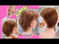 Estilo y Elegancia Corte para mujer en Capas Semi-Cortas muy fácil de hacer| HairCut