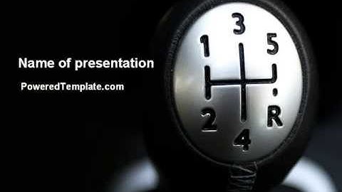 Transmission PowerPoint Template by PoweredTemplate.com