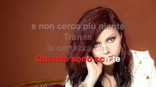 Annalisa Scarrone Sento Solo Il Presente Karaoke Con Testo