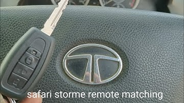 Tata Safari storme remote matching problem solve