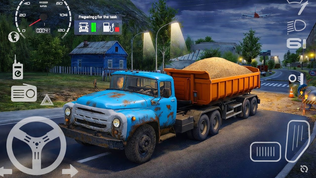 Russian Car Driver ZIL 130 Gameplay #1 - Android Gameplay