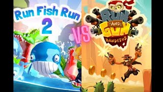 🦈Run Fish  Run 2🆚 🔫Run & Gun: BANDITOS. screenshot 3