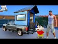 GTA 5 !! SHINCHAN AND FRANKLIN BUILT A HOUSE ON HIS CAR IN GTA 5 TAMIL