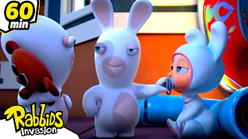 The Rabbids Celebrate Mother's Day | RABBIDS INVASION | 1H New compilation | Cartoon for Kids