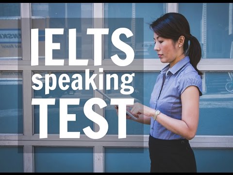 IELTS Speaking Test 2016