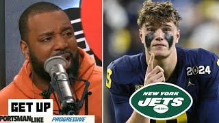 GET UP | Chris Canty: NY Jets could draft QB J.J. McCarthy at No. 10 pick to succeed Aaron Rodgers