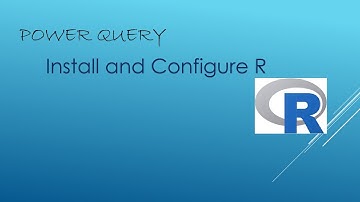 Install and configure R for power BI