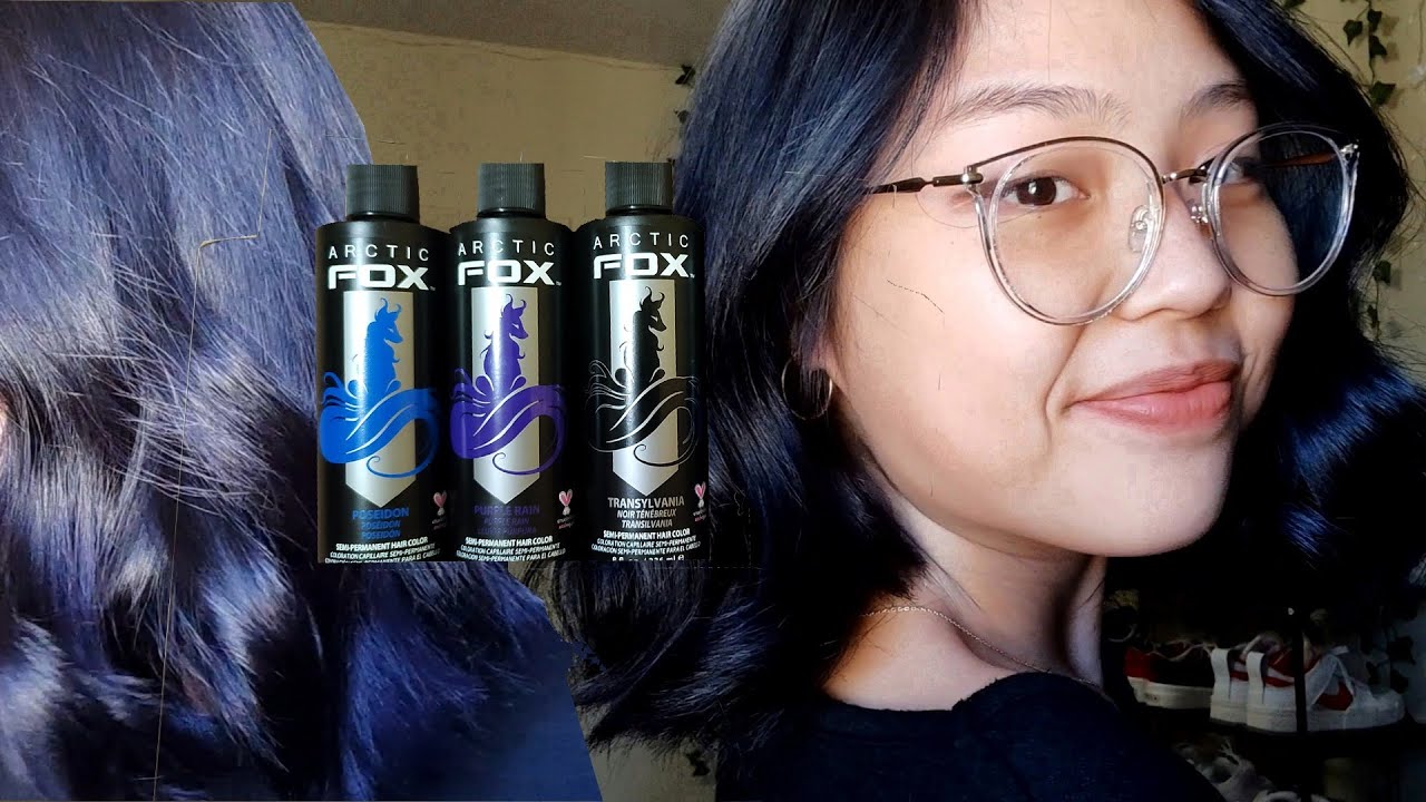 1. Arctic Fox Semi-Permanent Hair Dye - Poseidon (Dark Blue) - wide 7