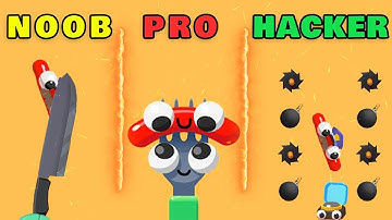 NOOB vs PRO vs HACKER - Fork N Sausage | Gameplay Walkthrough | ► 1