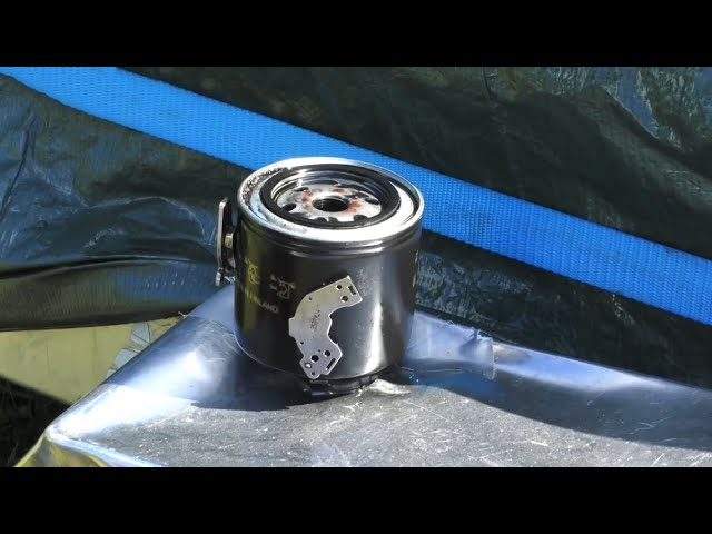 Магниты на масляном фильтре после обкатки двигателя