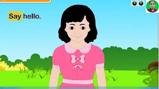Look Left Look Right || Say Hello || Kids Rhymes || Children's Rhymes || Kidz Rhymes || Rhymes ||