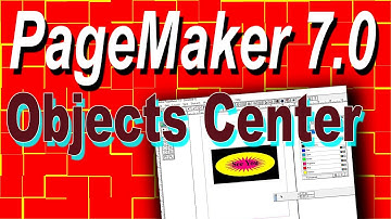 How to Center Objects in Pagemaker 7.0 || pagemaker tutorial