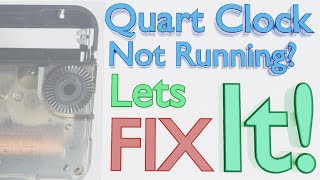 Quartz Battery Operated wall clock desktop clock repair