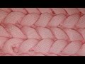 Шикарный простой узор Азиатский колосок  Машинное вязание