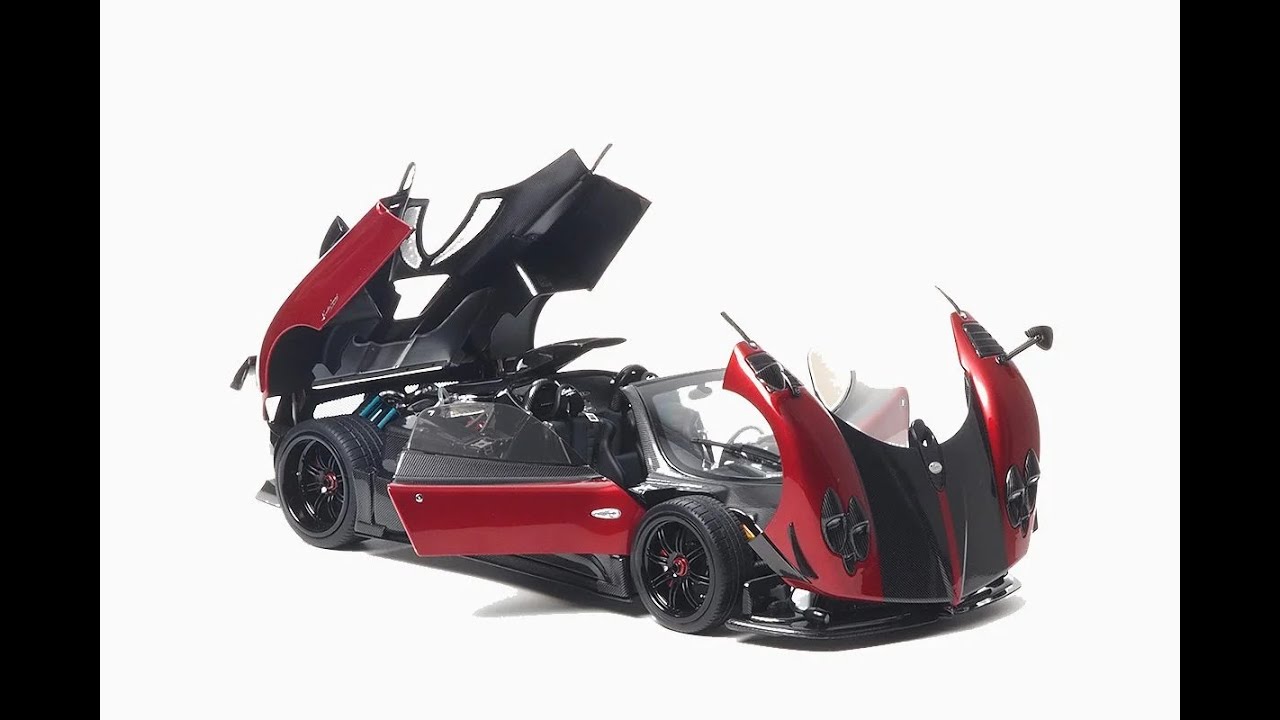 Almostreal 1/18 パガーニ　ゾンダ　チンクエ　ロードスター Review: Pagani Zonda Cinque Roadster Rosso Dubai 1:18 by Almost