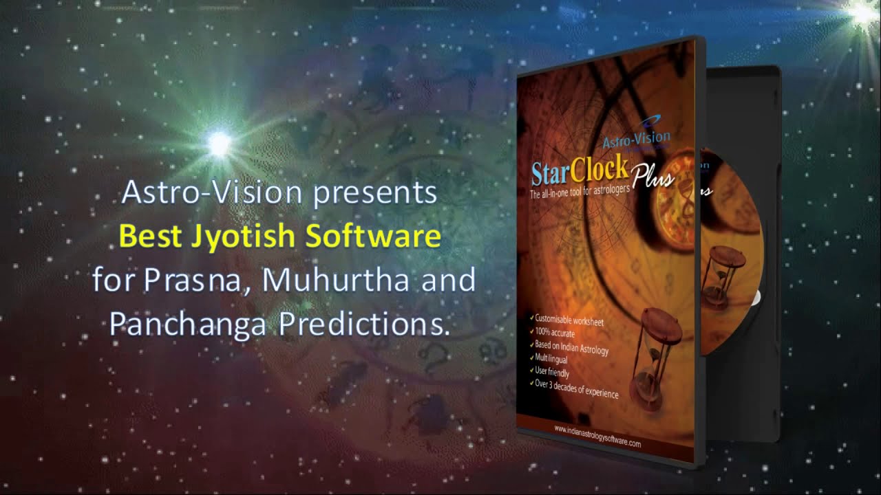Best Jyotish Software for Prasna, Muhurtha and Panchanga | Astro-Vision's StarClock Plus