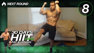 Day 8 of 30 Days of Fat Burning HIIT Cardio Workouts At Home screenshot 4