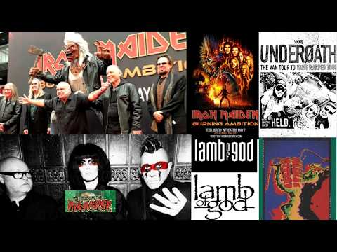 Iron Maiden - Burning Ambition red carpet - Underoath tour - new Puscifer video - new Genghis Tron