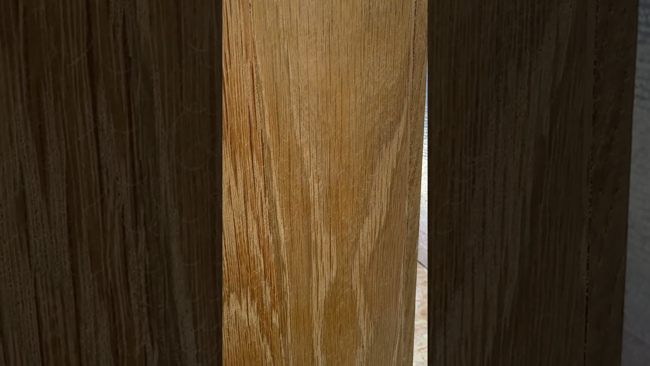 If sanding the wood with an orbital sander if you notice little round circles, go back over .