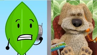 BFDI: Talking Ben gives Leafy dream island