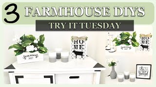 DIY Farmhouse Decor ll Try It Tuesday Challenge ll DIY Scrunchie Bow