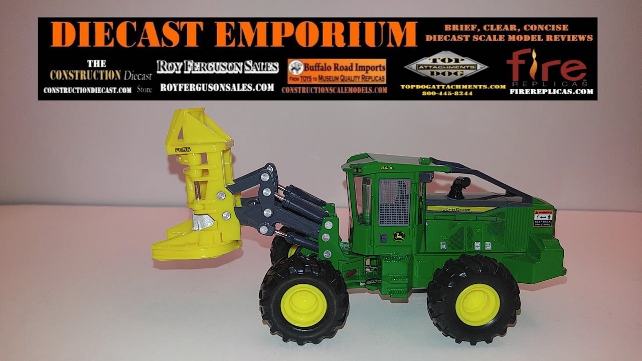 john deere feller buncher toy