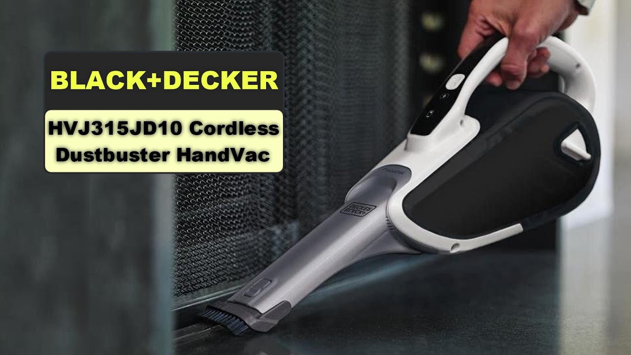 BLACK+DECKER™ HLVA325J10 Aspiradora manual inalámbrica iones de