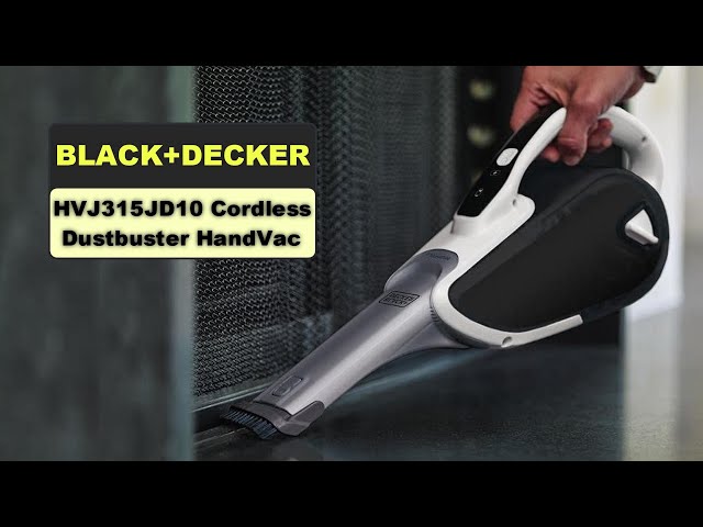 Best Buy: Black+Decker Cordless Hand Vac White/Black HHVJ315JD10