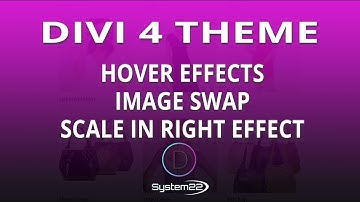 Divi Theme Hover Effects Image Swap Scale In Right Effect 👍