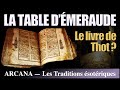La table dmeraude et le livre de thot  histoire de lsotrisme