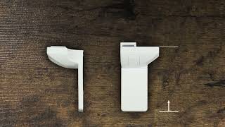 Correctly measuring windows for mounting pleated blinds on wooden windows using mounting brackets