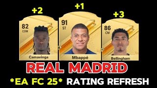 FIFA 25 | REAL MADRID PLAYER RATINGS (EA FC 25)! 😱🔥 ft. Mbappe, Vinicius, Bellingham…