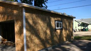 Free standing garage.