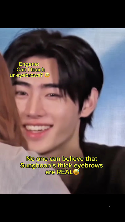 ENHYPEN SUNGHOON eyebrows 😍 #shorts #enhypen #sunghoon #enhypensunghoon