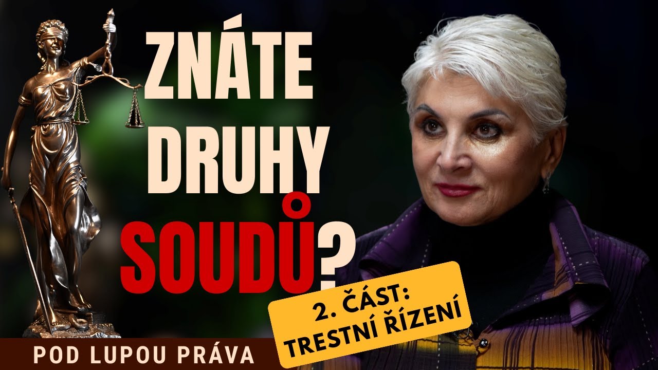 🔍 Znáte druhy soudů? | 2. část: trestní řízení