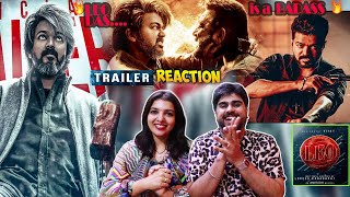 LEO - Official Trailer | Thalapathy Vijay | Lokesh Kanagaraj | Anirudh Ravichander| REACTION😲👌😍🎉🔥🧊