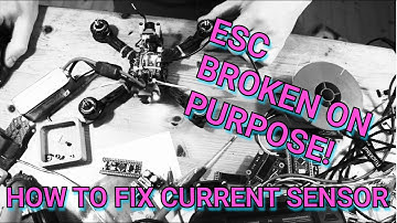 fixing a "Broken" Current Sensor on Sparkhobby 4in1 ESCs