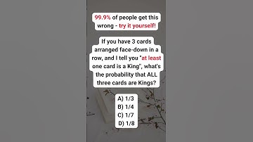 99.9% of people get this wrong - try it yourself!