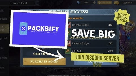 Save Big while purchasing King of Avalon Packs with Packsify! Join their Discord community Now!