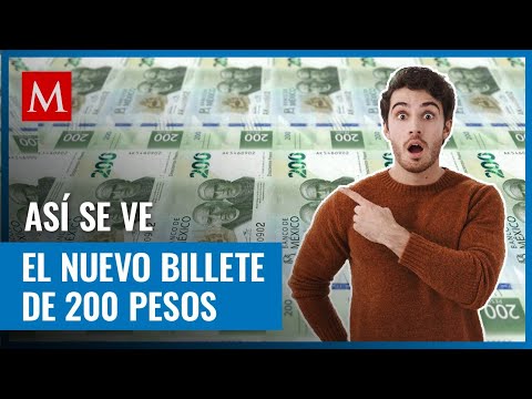 Estas son las características del nuevo billete conmemorativo de 200 pesos