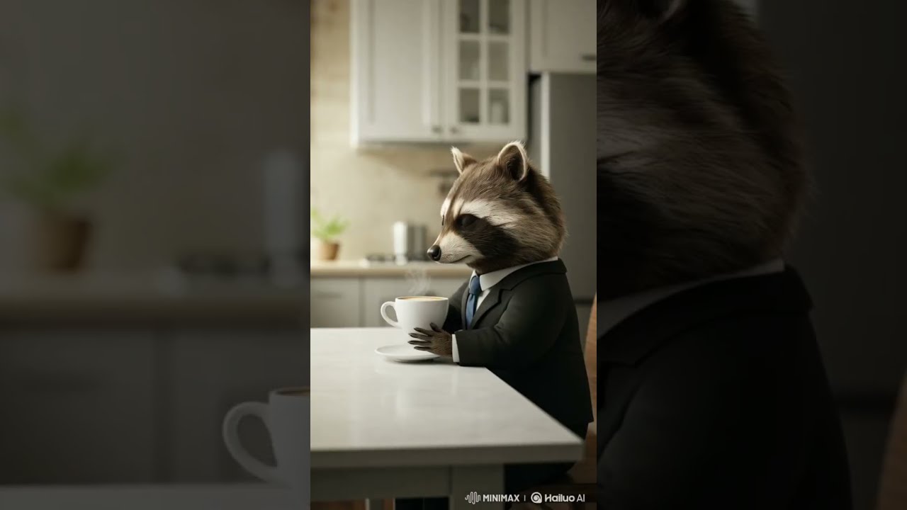 AI Whimsy Day In My Life A Raccoon 