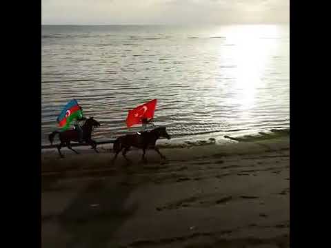 9 YAŞINDA AT ÇAPAN AZERBAYCANLI GÜLAY MAŞALLAH 🇹🇷🇦🇿🇰🇬🇹🇲❤️💜