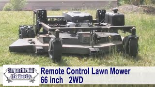 Remote Control Lawn Mower  Swisher Lawn Mower by SuperDroid Robots