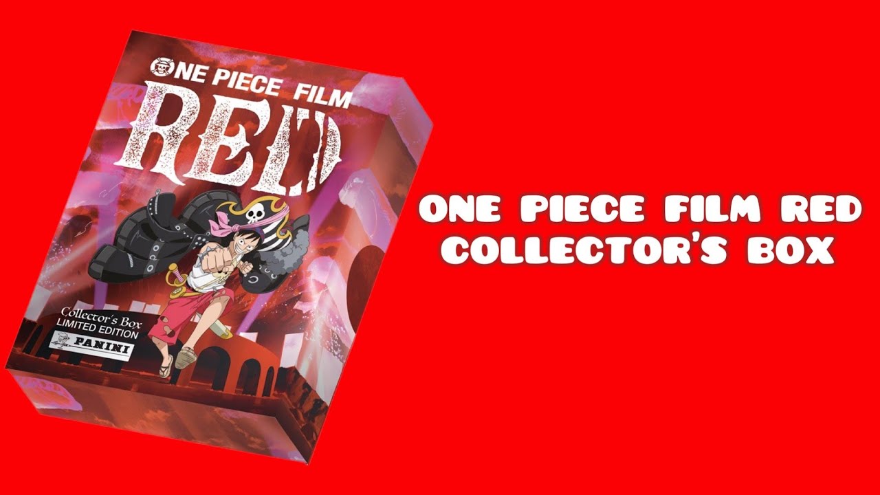 ONE PIECE FILM RED COLLECTOR'S BOX LIMITED EDITION PANINI! UNBOXING E  SPACCHETTAMENTO 