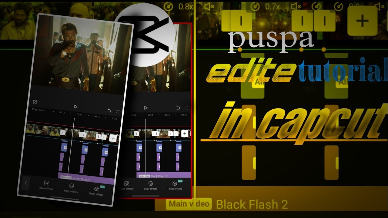 Pushpa edit tutorial in capcut