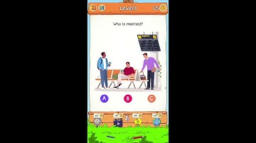 Braindom 2 Level 3 Who is married,  Level 41 Who is married,Answers and Solutions
